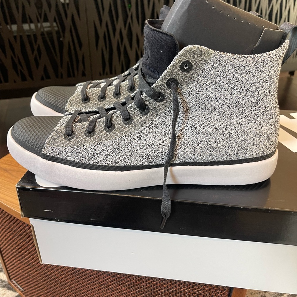 Converse Black and White High-Tops